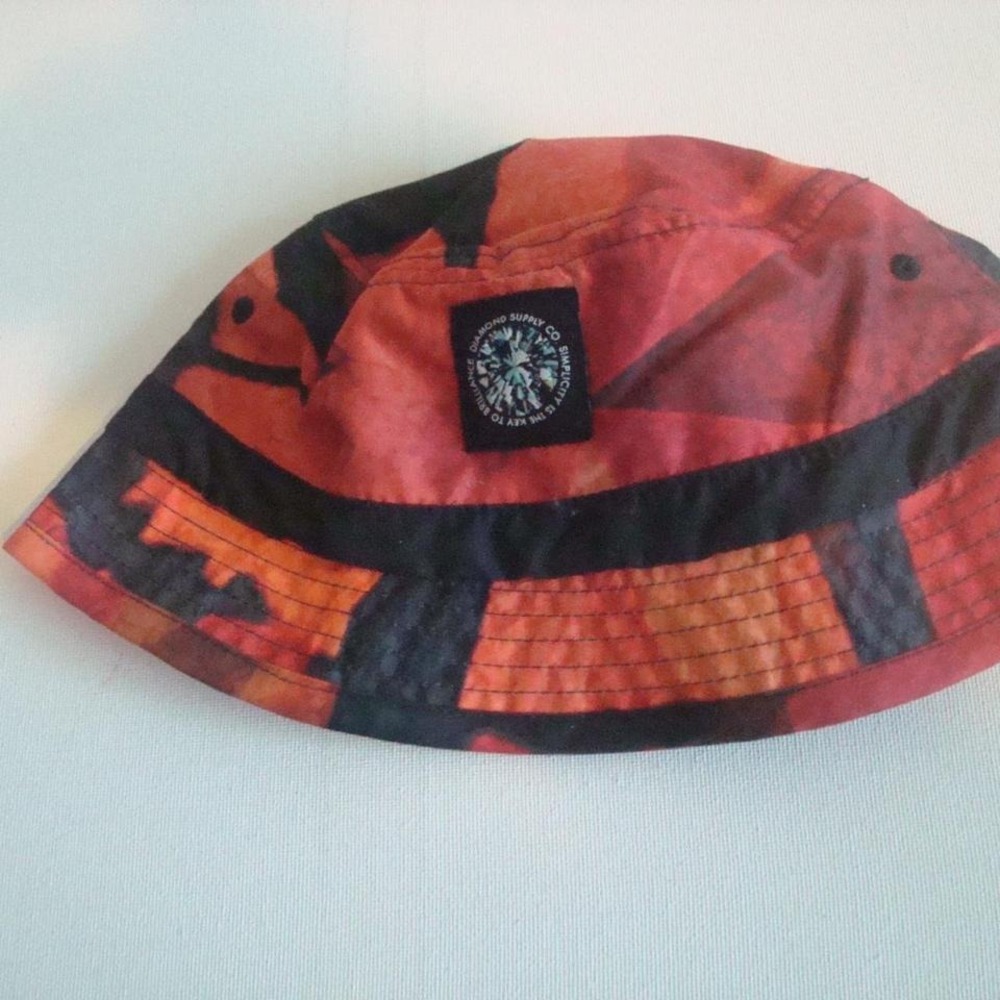 DIAMOND SUPPLY FLOPPY BUCKET 00S Y2K HAT CAP VINTAGE G5